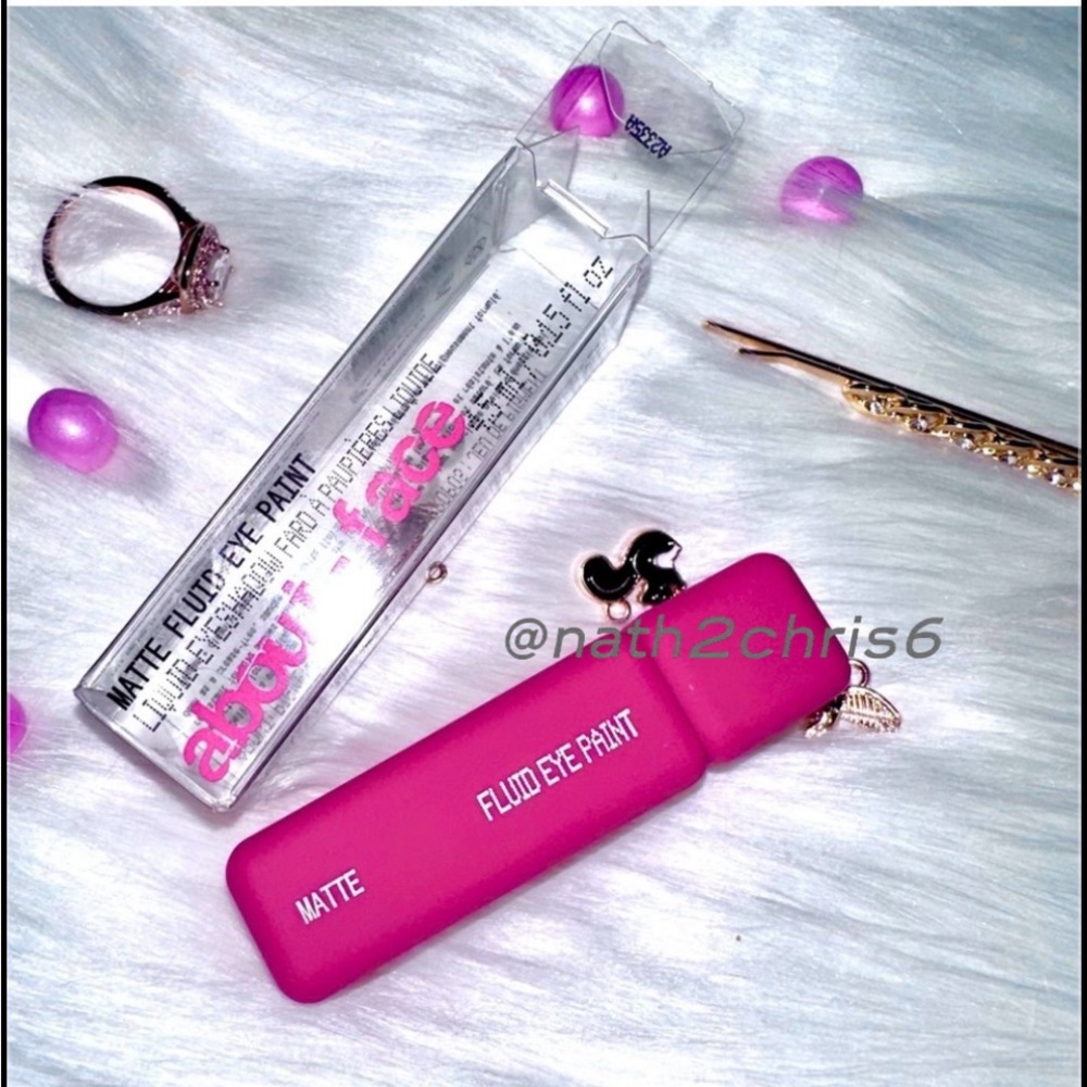 About Face Matte Fluid Eye Paint - La Zona Rosa